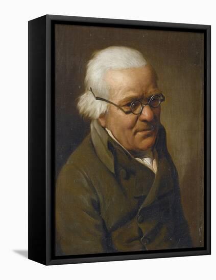 Portrait of a Man Wearing Glasses Par Boilly, Louis-Leopold (1761-1845). Oil on Canvas, Size : 21,9-Louis Leopold Boilly-Framed Premier Image Canvas