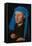 Portrait of a Man with a Blue Chaperon (Man with Rin)-Jan van Eyck-Framed Premier Image Canvas