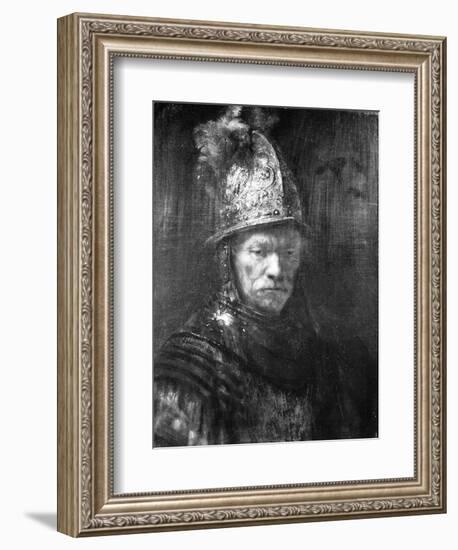 Portrait of a Man with a Golden Helmet, 1648-Rembrandt van Rijn-Framed Giclee Print