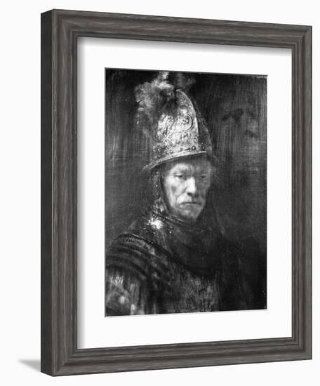 Portrait of a Man with a Golden Helmet, 1648-Rembrandt van Rijn-Framed Giclee Print