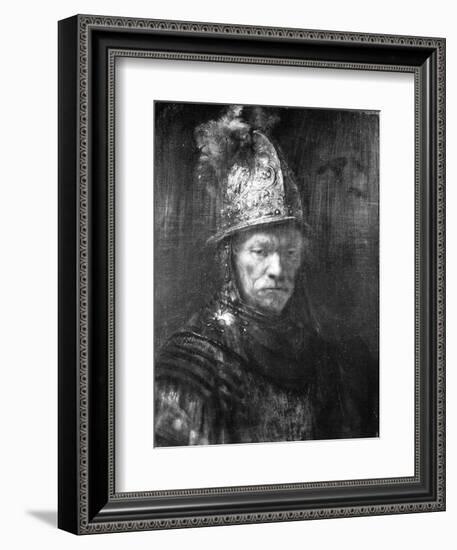 Portrait of a Man with a Golden Helmet, 1648-Rembrandt van Rijn-Framed Giclee Print