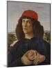 Portrait of a Man with a Medal of Cosimo the Elder-Sandro Botticelli-Mounted Giclee Print