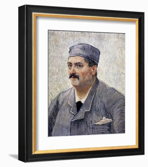 Portrait of a Man with a Skullcap-Vincent van Gogh-Framed Art Print