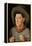 Portrait of a Man with Carnation and the Order of Saint Anthony-Jan van Eyck-Framed Premier Image Canvas