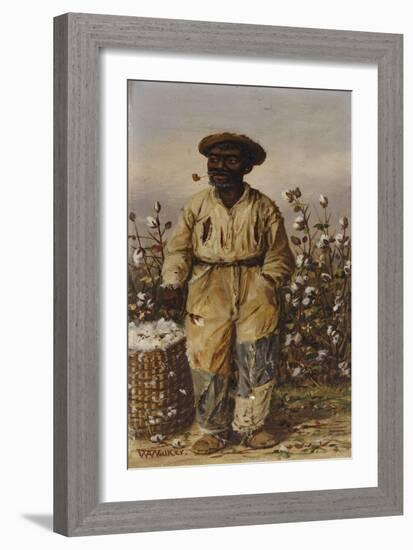 Portrait of a Man with Pipe-William Aiken Walker-Framed Giclee Print