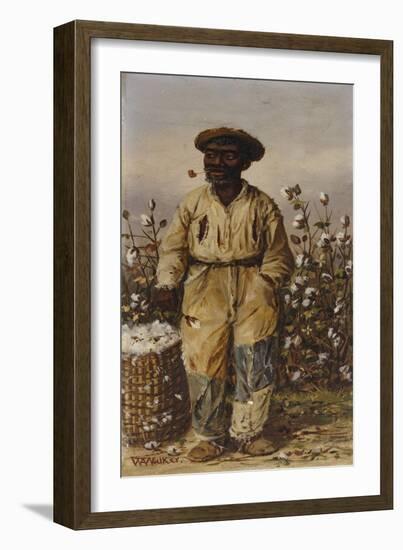 Portrait of a Man with Pipe-William Aiken Walker-Framed Giclee Print