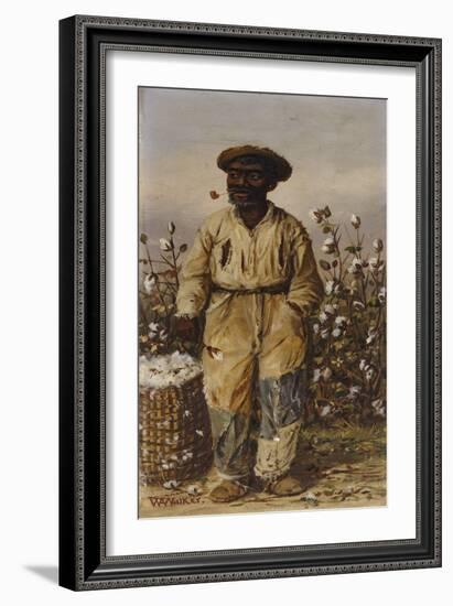 Portrait of a Man with Pipe-William Aiken Walker-Framed Giclee Print