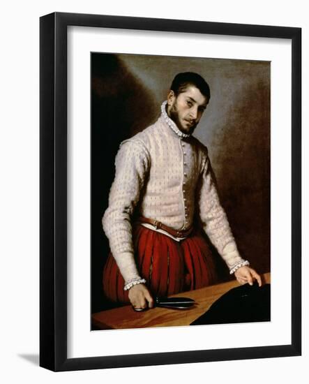 Portrait of a Man-Giovanni Battista Moroni-Framed Giclee Print