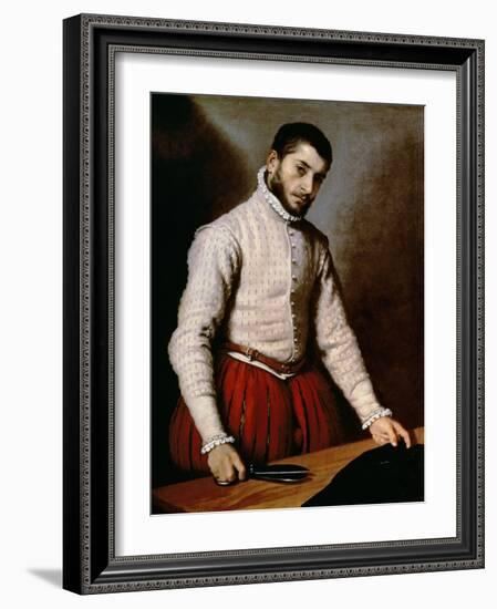 Portrait of a Man-Giovanni Battista Moroni-Framed Giclee Print