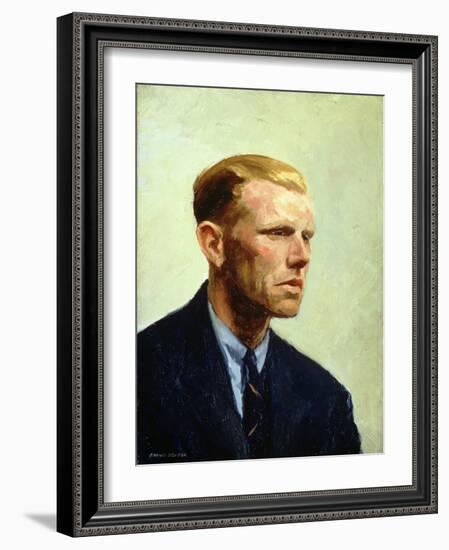 Portrait of a Man-Edward Hopper-Framed Giclee Print