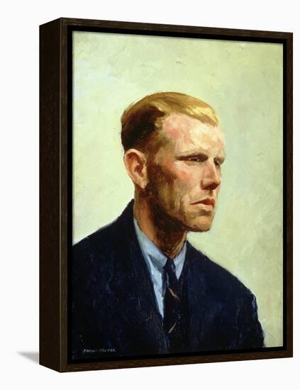 Portrait of a Man-Edward Hopper-Framed Premier Image Canvas