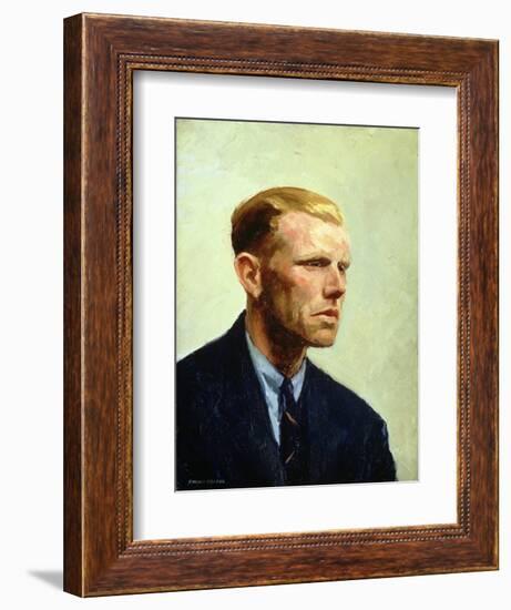 Portrait of a Man-Edward Hopper-Framed Giclee Print