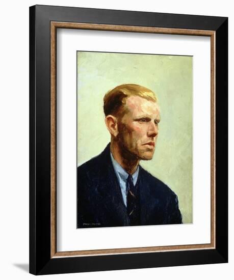 Portrait of a Man-Edward Hopper-Framed Giclee Print