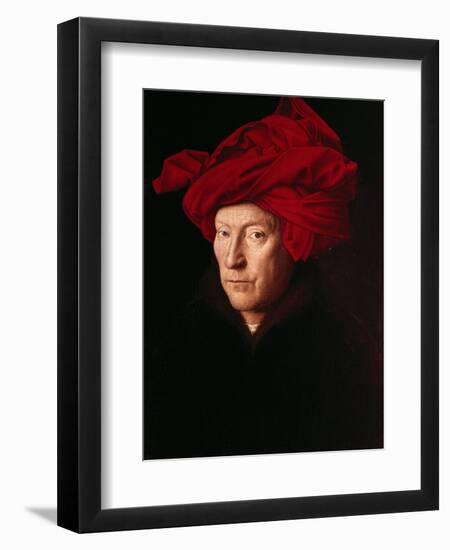 Portrait of a Man-Jan van Eyck-Framed Art Print