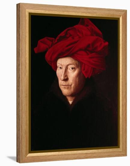 Portrait of a Man-Jan van Eyck-Framed Stretched Canvas