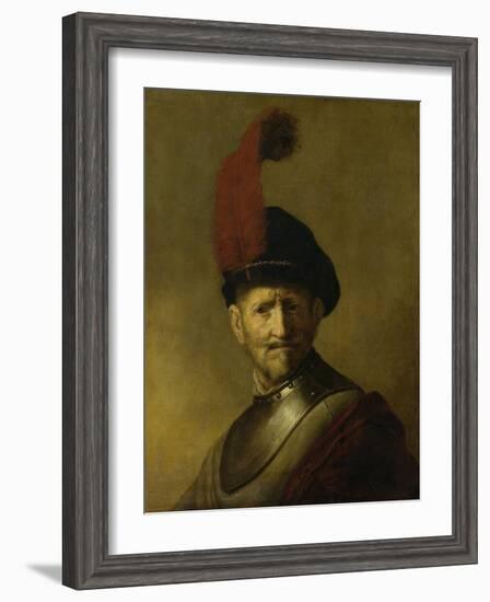 Portrait of a Man-Rembrandt van Rijn-Framed Art Print