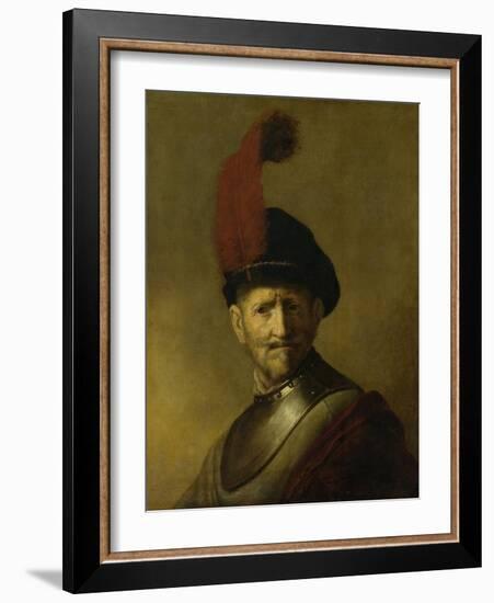 Portrait of a Man-Rembrandt van Rijn-Framed Art Print