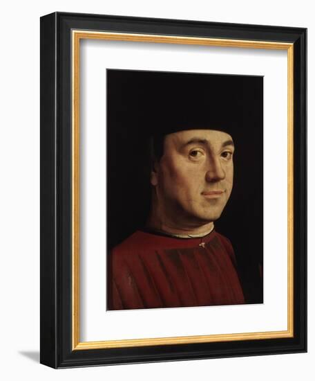 Portrait of a Man-Antonello da Messina-Framed Giclee Print