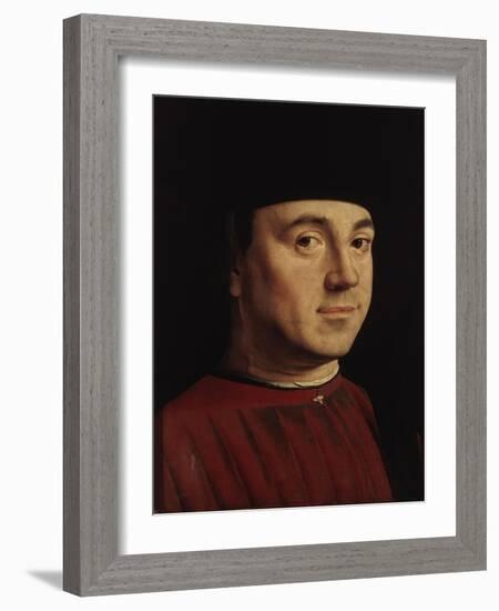 Portrait of a Man-Antonello da Messina-Framed Giclee Print