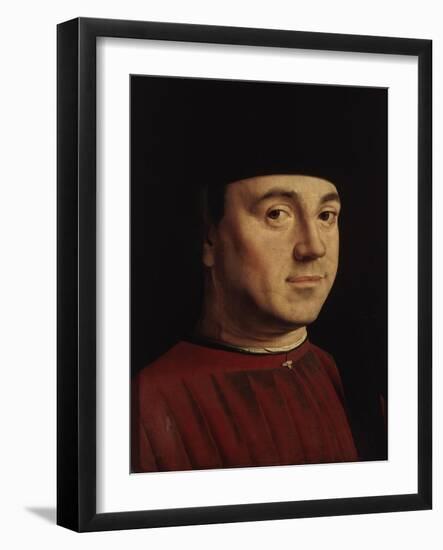 Portrait of a Man-Antonello da Messina-Framed Giclee Print