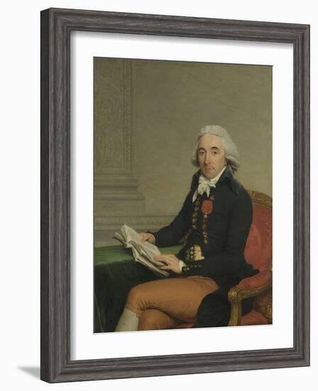 Portrait of a Man-Francois Andre Vincent-Framed Art Print