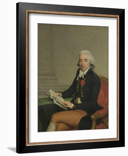 Portrait of a Man-Francois Andre Vincent-Framed Art Print