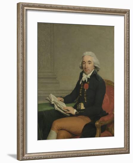 Portrait of a Man-Francois Andre Vincent-Framed Art Print