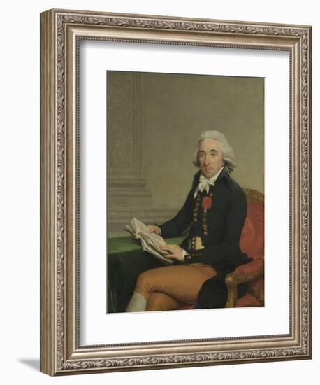 Portrait of a Man-Francois Andre Vincent-Framed Art Print