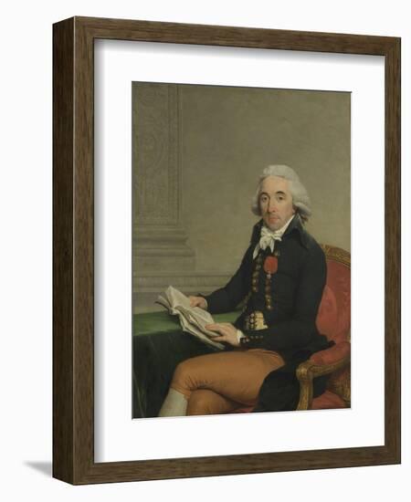 Portrait of a Man-Francois Andre Vincent-Framed Art Print