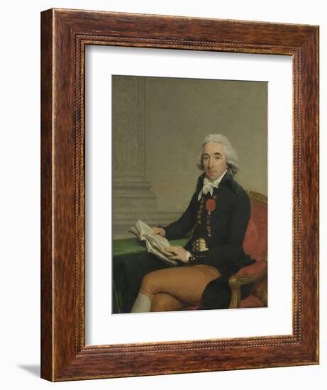 Portrait of a Man-Francois Andre Vincent-Framed Art Print