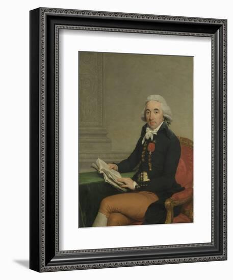 Portrait of a Man-Francois Andre Vincent-Framed Art Print