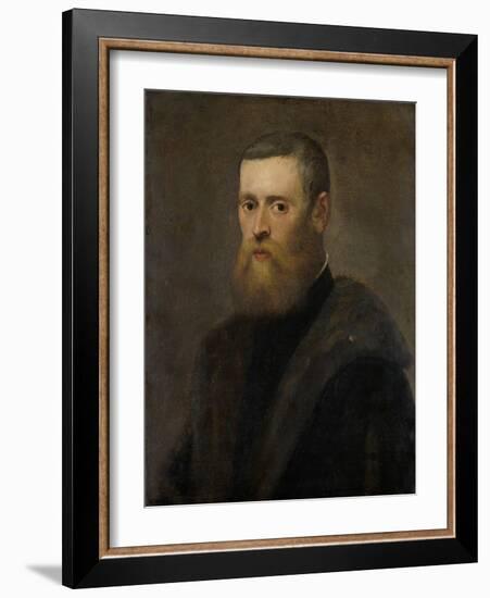 Portrait of a Man-Jacopo Tintoretto-Framed Art Print