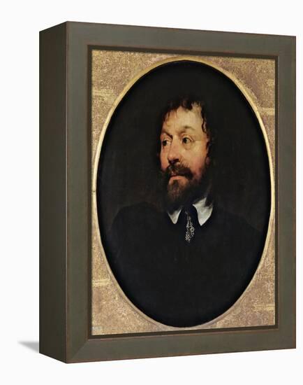 Portrait of a Man-William Dobson-Framed Premier Image Canvas