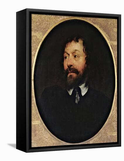 Portrait of a Man-William Dobson-Framed Premier Image Canvas