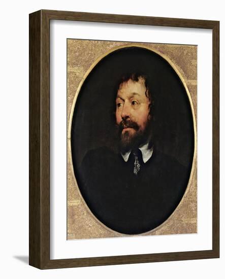 Portrait of a Man-William Dobson-Framed Giclee Print