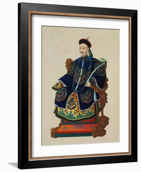 Portrait of a Mandarin-null-Framed Giclee Print