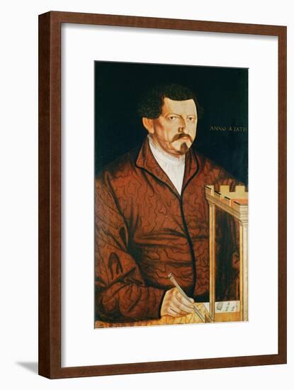 Portrait of a Medallion Maker-Jost Amman-Framed Giclee Print