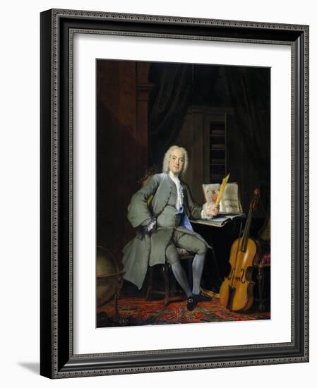 Portrait of a Member of the Van Der Mersch Family-Cornelis Troost-Framed Art Print