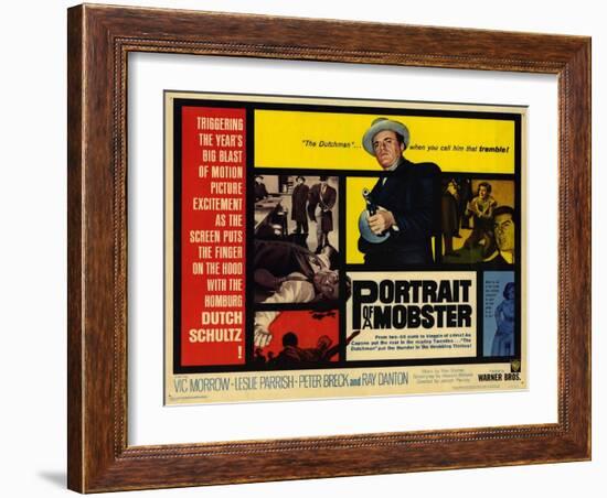 Portrait of a Mobster, 1961-null-Framed Art Print