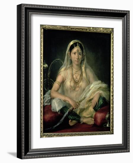 Portrait of a Mogul Lady, 1787-Francesco Renaldi-Framed Giclee Print