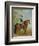 Portrait of a Mounted Officer, Horsemen Beyond in a Landscape-John Wootton-Framed Giclee Print