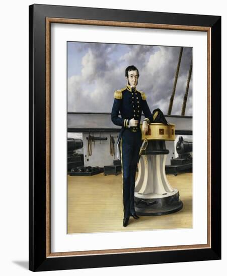 Portrait of a Naval Officer-William Charles Anthony Frerichs-Framed Giclee Print