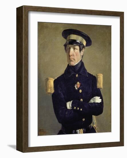 Portrait of a Navy Officer, 1845-Jean-François Millet-Framed Giclee Print