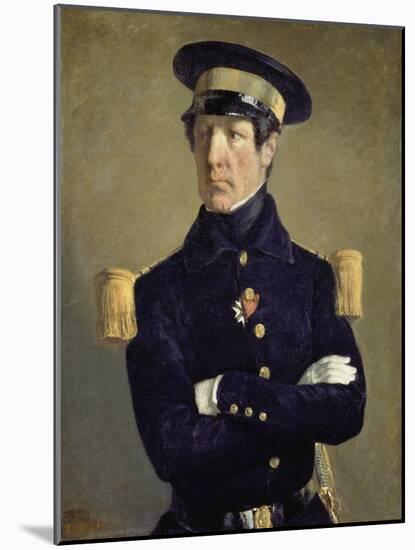 Portrait of a Navy Officer, 1845-Jean-François Millet-Mounted Giclee Print