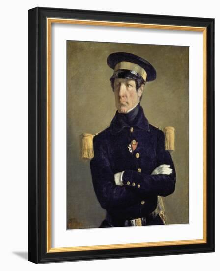 Portrait of a Navy Officer, 1845-Jean-François Millet-Framed Giclee Print