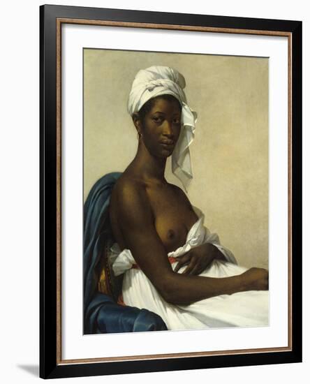 Portrait of a Negress by Marie Guilhelmine Benoist-null-Framed Giclee Print