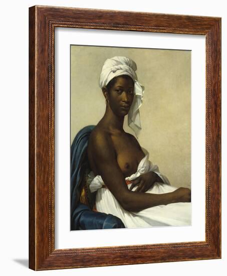 Portrait of a Negress by Marie Guilhelmine Benoist-null-Framed Giclee Print