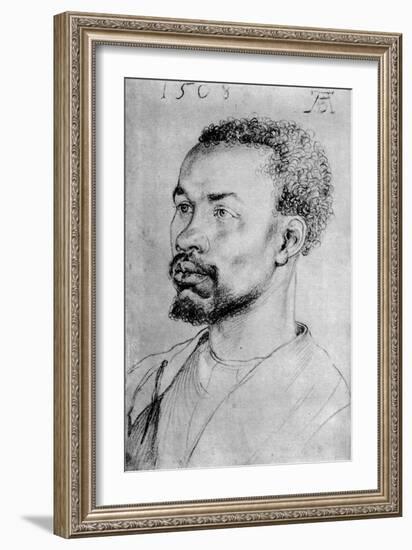 Portrait of a Negro, 1508-Albrecht Durer-Framed Giclee Print