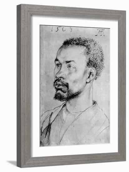 Portrait of a Negro, 1508-Albrecht Durer-Framed Giclee Print