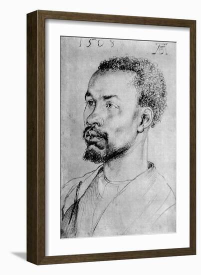 Portrait of a Negro, 1508-Albrecht Durer-Framed Giclee Print